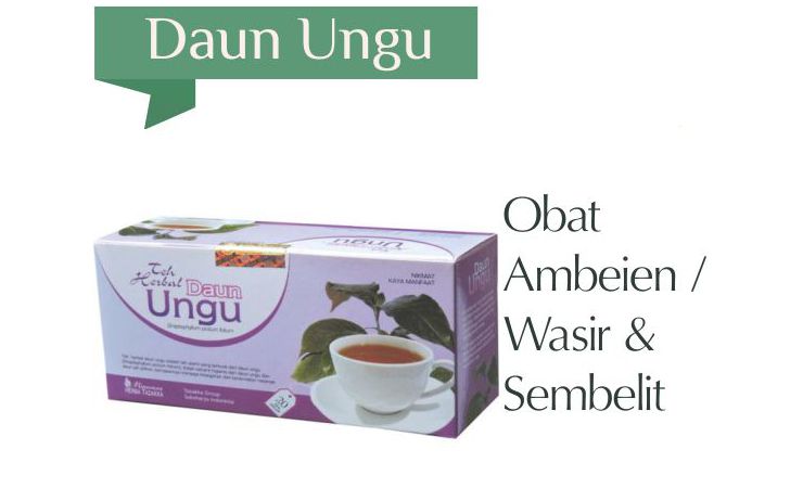 teh daun ungu tazakka