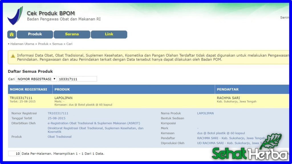 lapolipan obat herbal kanker polip