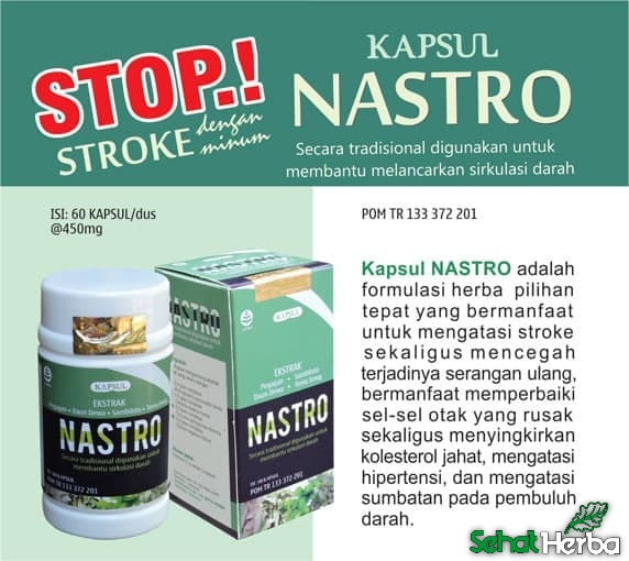 nastro obat herbal stroke